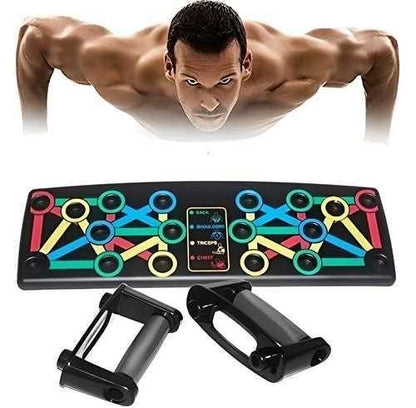 14 in 1 Board Push-up Bar,  Piece of Plastic Pushup Bar & Strong Grip Handle , Material: ABS Plastic, Type: Gym