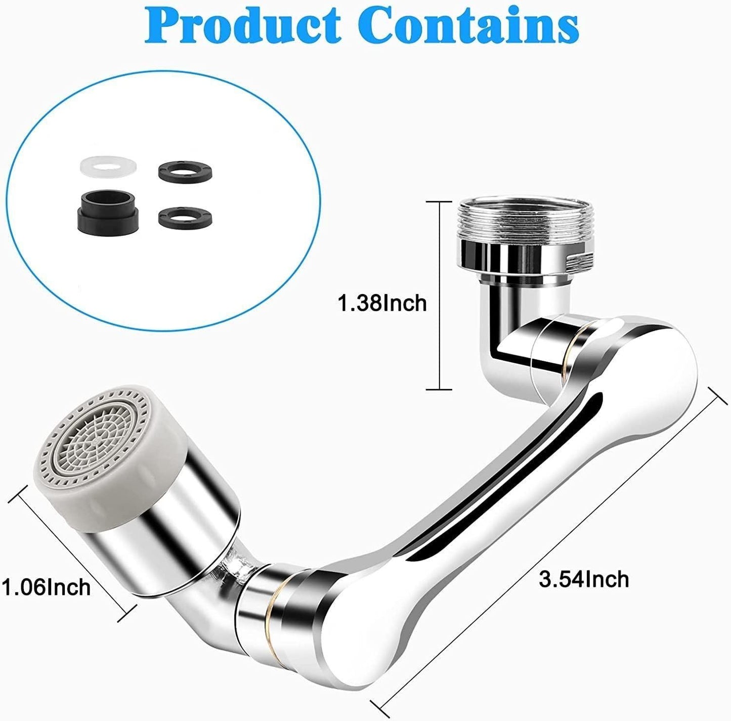 Rotating Faucet Extender Aerator, Aero Flow Rotating Faucet, Smart Flow 360 Faucet, Flow Max Tap